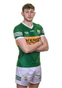 20 April 2023; Sean O'Brien poses for a portrait during a Kerry football squad portrait session at Fitzgerald Stadium in Killarney, Kerry. Photo by Brendan Moran/Sportsfile
