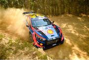 11 May 2023; Thierry Neuville and Martijn Wydaeghe in their Hyundai i20 N Rally during the Shakedown on day one of the FIA World Rally Championship Portugal in Porto, Portugal. Photo by Philip Fitzpatrick/Sportsfile