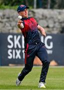 16 May 2023; Cade Carmichael of Northern Knights during the CI Inter-Provincial Series 2023 match between Leinster Lightning and Northern Knights at Pembroke Cricket Club in Dublin. Photo by Brendan Moran/Sportsfile