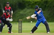 16 May 2023; Lorcan Tucker of Leinster Lightning during the CI Inter-Provincial Series 2023 match between Leinster Lightning and Northern Knights at Pembroke Cricket Club in Dublin. Photo by Brendan Moran/Sportsfile