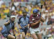 13 June 2004; Brendan Murtagh, Westmeath, in action against Conal Keaney, Dublin. Guinness Leinster Senior Hurling Championship Quarter-Final, Dublin v Westmeath, Croke Park, Dublin. Picture credit; Brian Lawless / SPORTSFILE