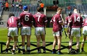 13 June 2004; The Westmeath team prepare for the team photograph. Guinness Leinster Senior Hurling Championship Quarter-Final, Dublin v Westmeath, Croke Park, Dublin. Picture credit; Ray McManus / SPORTSFILE