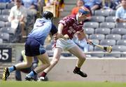 13 June 2004; Killian Cosgrove, Westmeath, in action against Simon Daly, Dublin. Guinness Leinster Senior Hurling Championship Quarter-Final, Dublin v Westmeath, Croke Park, Dublin. Picture credit; Ray McManus / SPORTSFILE