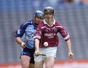 13 June 2004; Ronan Whelan, Westmeath, in action against Carl Meehan, Dublin. Guinness Leinster Senior Hurling Championship Quarter-Final, Dublin v Westmeath, Croke Park, Dublin. Picture credit; Ray McManus / SPORTSFILE