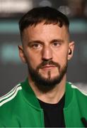 18 May 2023; Sam O'Maison during a media conference, held at Dublin Castle, ahead of his welterweight bout with Paddy Donovan, on May 20th at 3Arena in Dublin. Photo by Stephen McCarthy/Sportsfile