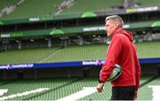 19 May 2023; Head coach Ronan O'Gara during the La Rochelle captains's run at the Aviva Stadium in Dublin. Photo by Harry Murphy/Sportsfile