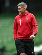 19 May 2023; Head coach Ronan O'Gara during the La Rochelle captain's run at the Aviva Stadium in Dublin. Photo by Harry Murphy/Sportsfile