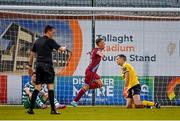 19 May 2023; Dayle Rooney of Drogheda United celebrates after scoring his side's second goal during the SSE Airtricity Men's Premier Division match between Shamrock Rovers and Drogheda United at Tallaght Stadium in Dublin. Photo by Piaras Ó Mídheach/Sportsfile