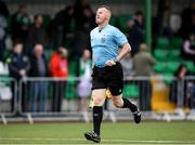 19 May 2023; First assistant referee Jonathon Hennessy during the SSE Airtricity Men's First Division match between Kerry and Bray Wanderers at Mounthawk Park in Tralee, Kerry. Photo by Michael P Ryan/Sportsfile