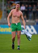 20 May 2023; Rory O'Donnell of Donegal after removing his torn jersey during the GAA Football All-Ireland Senior Championship Round 1 match between Clare and Donegal at Cusack Park in Ennis, Clare. Photo by Ray McManus/Sportsfile