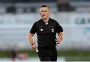 26 May 2023; Referee Paul Norton during the SSE Airtricity Men's First Division match between Treaty United and Finn Harps at Markets Field in Limerick. Photo by Michael P Ryan/Sportsfile