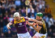 28 May 2023; Liam Ryan of Wexford is tackled by Eoin Cody of Kilkenny during the Leinster GAA Hurling Senior Championship Round 5 match between Wexford and Kilkenny at Chadwicks Wexford Park in Wexford. Photo by Eóin Noonan/Sportsfile