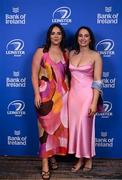 28 May 2023; On arrival at the Leinster Rugby Awards Ball is Lisa Callan and Niamh Byrne. The Leinster Rugby Awards Ball, which took place at the Clayton Hotel Burlington Road in Dublin, was a celebration of the 2022/23 Leinster Rugby season. Photo by Harry Murphy/Sportsfile