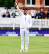 1 June 2023; England captain Ben Stokes during day one of the Test Match between England and Ireland at Lords Cricket Ground in London, England. Photo by Matt Impey/Sportsfile