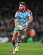 19 May 2023; Ollie Smith of Glasgow Warriors during the EPCR Challenge Cup Final match between Glasgow Warriors and RC Toulon at Aviva Stadium in Dublin. Photo by Brendan Moran/Sportsfile