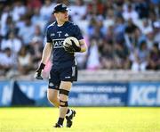 3 June 2023; Dublin goalkeeper Stephen Cluxton prepares to take a kick-out during the GAA Football All-Ireland Senior Championship Round 2 match between Kildare and Dublin at UPMC Nowlan Park in Kilkenny. Photo by Piaras Ó Mídheach/Sportsfile