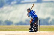 5 June 2023; Georgia Atkinson of Typhoons during the Evoke Super Series 2023 match between Scorchers and Typhoons at Oak Hill Cricket Club in Kilbride, Wicklow. Photo by Tyler Miller/Sportsfile