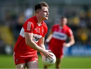 4 June 2023; Ethan Doherty of Derry during the GAA Football All-Ireland Senior Championship Round 2 match between Donegal and Derry at MacCumhaill Park in Ballybofey, Donegal. Photo by Brendan Moran/Sportsfile