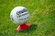 4 June 2023; A general view of a gaelic football before the GAA Football All-Ireland Senior Championship Round 2 match between Donegal and Derry at MacCumhaill Park in Ballybofey, Donegal. Photo by Brendan Moran/Sportsfile