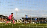 9 June 2023; Harvey O'Brien of UCD scores an own goal, Shamrock Rovers' first goal, during the SSE Airtricity Men's Premier Division match between Shamrock Rovers and UCD at Tallaght Stadium in Dublin. Photo by Harry Murphy/Sportsfile