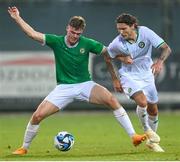 10 June 2023; Evan Ferguson and Jeff Hendrick, right, during a Republic of Ireland training match at Calista Sports Centre in Antalya, Turkey. Photo by Stephen McCarthy/Sportsfile