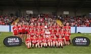 10 June 2023; The Cork panel before the 2023 All-Ireland U14 Platinum Final match between Cork and Mayo at McDonagh Park in Nenagh, Tipperary. Photo by Michael P Ryan/Sportsfile