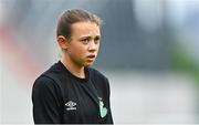 10 June 2023; Lauryn McCabe of Shamrock Rovers before the SSE Airtricity Women's Premier Division match between Shamrock Rovers and Peamount United at Tallaght Stadium in Dublin. Photo by Seb Daly/Sportsfile