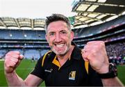 11 June 2023; Kilkenny manager Derek Lyng after his side's victory in the Leinster GAA Hurling Senior Championship Final match between Kilkenny and Galway at Croke Park in Dublin. Photo by Harry Murphy/Sportsfile