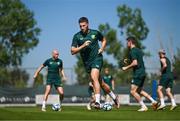 14 June 2023; Matt Doherty during a Republic of Ireland training session at Calista Sports Centre in Antalya, Turkey. Photo by Stephen McCarthy/Sportsfile