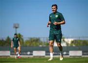 14 June 2023; Josh Cullen during a Republic of Ireland training session at Calista Sports Centre in Antalya, Turkey. Photo by Stephen McCarthy/Sportsfile