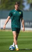 14 June 2023; Evan Ferguson during a Republic of Ireland training session at Calista Sports Centre in Antalya, Turkey. Photo by Stephen McCarthy/Sportsfile