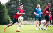 14 June 2023; Andrew Moran during a Republic of Ireland training session at Parktherme-Arena Bad Radkersburg in Austria. Photo by Blaz Weindorfer/Sportsfile