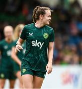 16 June 2023; Heather Payne during a Republic of Ireland women open training session at UCD Bowl in Dublin. Photo by Ramsey Cardy/Sportsfile