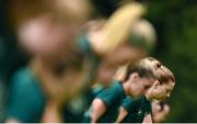 16 June 2023; Hayley Nolan during a Republic of Ireland women open training session at UCD Bowl in Dublin. Photo by Ramsey Cardy/Sportsfile