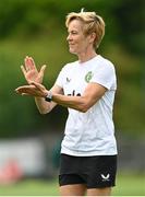 16 June 2023; Manager Vera Pauw during a Republic of Ireland women open training session at UCD Bowl in Dublin. Photo by Ramsey Cardy/Sportsfile