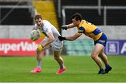 18 June 2023; Daniel Flynn of Kildare in action against Brian Stack of Roscommon during the GAA Football All-Ireland Senior Championship Round 3 match between Roscommon and Kildare at Glenisk O'Connor Park in Tullamore, Offaly. Photo by Daire Brennan/Sportsfile