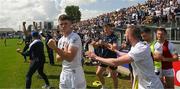 18 June 2023; The Kildare bench celebrate after the GAA Football All-Ireland Senior Championship Round 3 match between Roscommon and Kildare at Glenisk O'Connor Park in Tullamore, Offaly. Photo by Daire Brennan/Sportsfile