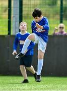 18 June 2023; Callum O'Neill of Monghan United celebrates after scoring a goal during the Football For All National Blitz on the Sport Ireland Campus in Dublin. Photo by Seb Daly/Sportsfile