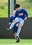 18 June 2023; Callum O'Neill of Monghan United celebrates after scoring a goal during the Football For All National Blitz on the Sport Ireland Campus in Dublin. Photo by Seb Daly/Sportsfile