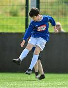 18 June 2023; Callum O'Neill of Monghan United celebrates after scoring a goal during the Football For All National Blitz on the Sport Ireland Campus in Dublin. Photo by Seb Daly/Sportsfile