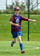 18 June 2023; Alex Lambe of East Meath United celebrates after scoring a goal during the Football For All National Blitz on the Sport Ireland Campus in Dublin. Photo by Seb Daly/Sportsfile