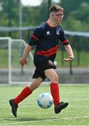 18 June 2023; Fergus Cosgrove of Knocknacarra FC during the Football For All National Blitz on the Sport Ireland Campus in Dublin. Photo by Seb Daly/Sportsfile