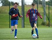 18 June 2023; Action from East Meath United against Knocknacarra FC, Galway, during the Football For All National Blitz on the Sport Ireland Campus in Dublin. Photo by Seb Daly/Sportsfile