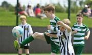 18 June 2023; Action from Castleknock Celtic, Dublin, against St John Bosco FC, Dublin, during the Football For All National Blitz on the Sport Ireland Campus in Dublin. Photo by Seb Daly/Sportsfile