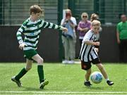 18 June 2023; Action from Castleknock Celtic, Dublin, against St John Bosco FC, Dublin, during the Football For All National Blitz on the Sport Ireland Campus in Dublin. Photo by Seb Daly/Sportsfile