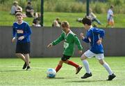 18 June 2023; Action from Glasnevin FC, Dublin, against Monaghan United during the Football For All National Blitz on the Sport Ireland Campus in Dublin. Photo by Seb Daly/Sportsfile