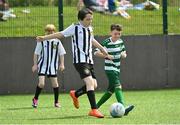 18 June 2023; Action from Castleknock Celtic, Dublin, against St John Bosco FC, Dublin, during the Football For All National Blitz on the Sport Ireland Campus in Dublin. Photo by Seb Daly/Sportsfile