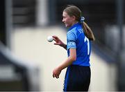 18 June 2023; Alice Tector of Typhoons during the Evoke Super Series 2023 match between Typhoons and Dragons at YMCA Sports Ground on Claremont Road, Dublin. Photo by Piaras Ó Mídheach/Sportsfile