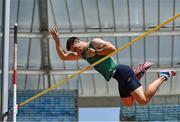 20 June 2023; Michael Bowler of Ireland in action in the pole vault at the Silesian Stadium during the European Games 2023 in Chorzow, Poland. Photo by David Fitzgerald/Sportsfile