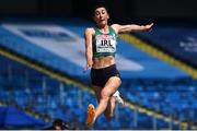 22 June 2023; Ruby Millet of Ireland in action in the womens long jump at the Silesian Stadium during the European Games 2023 in Chorzow, Poland. Photo by David Fitzgerald/Sportsfile